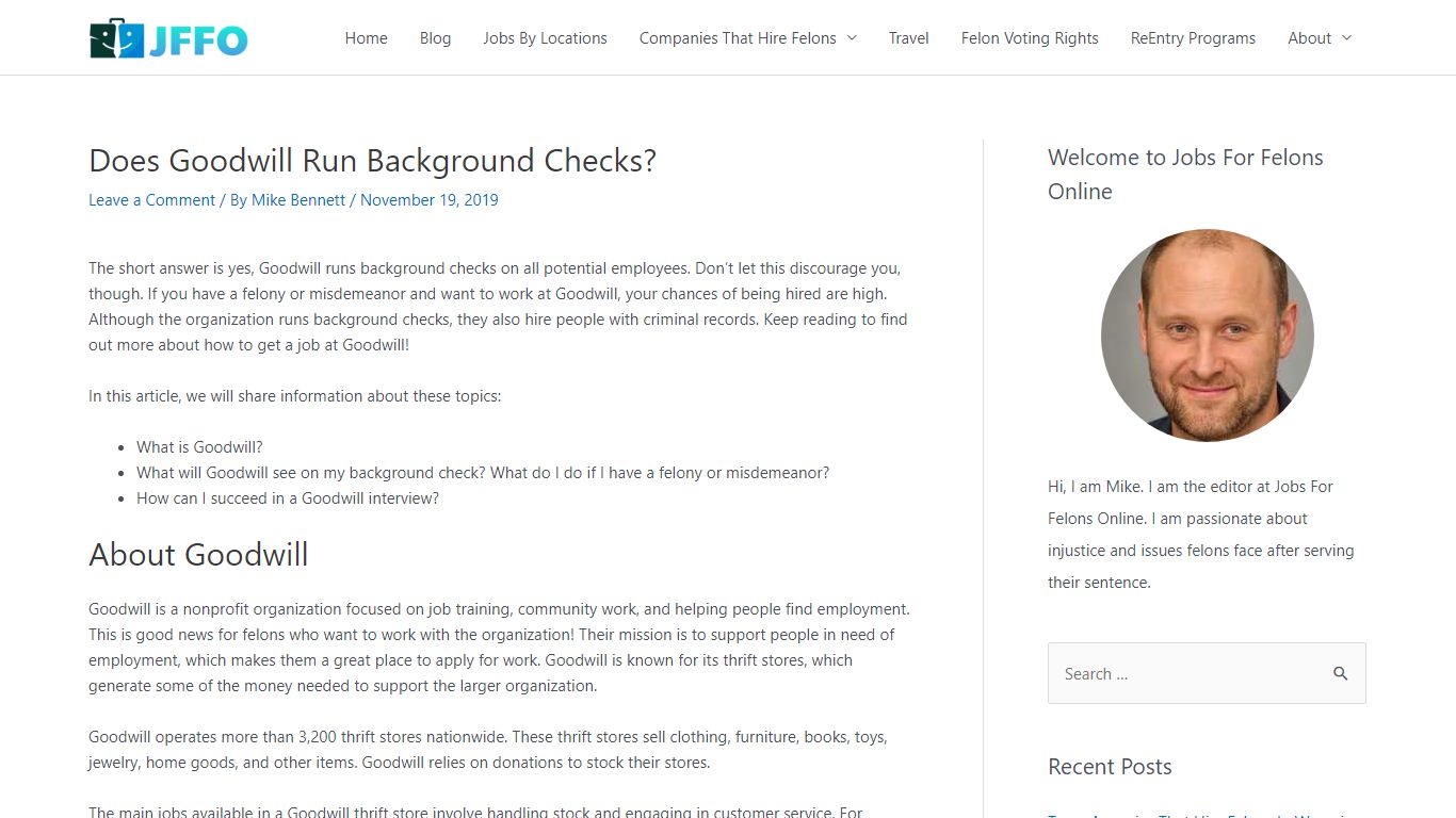 Does Goodwill Run Background Checks? - Jobs for Felons Online